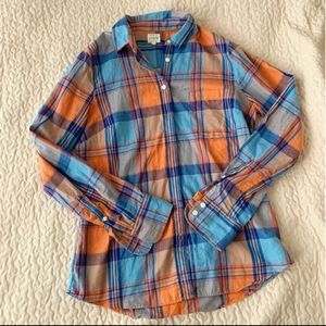 J crew plaid shirt